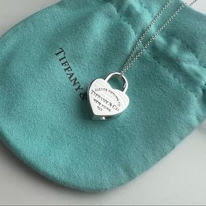 Tiffany Charm Necklace Silver 